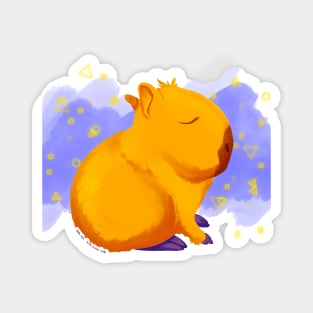 Funky Capybara Magnet