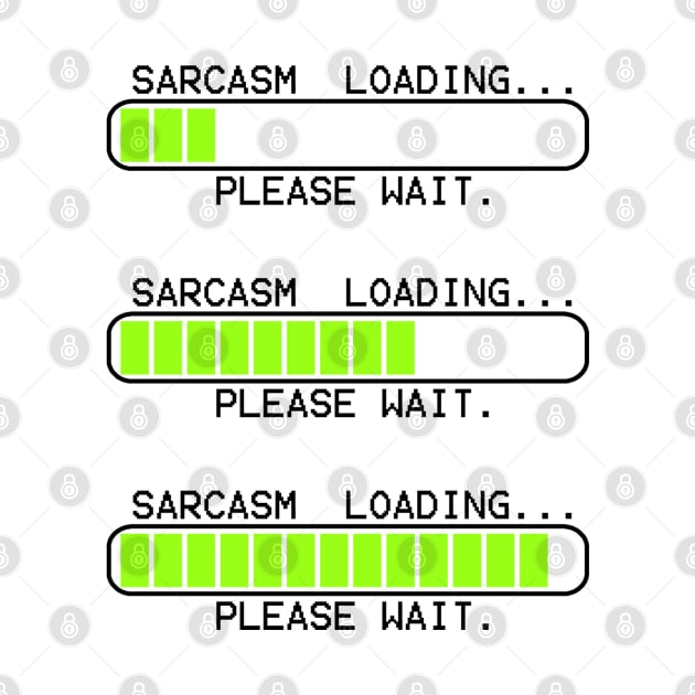 computer message sarcasm loading levels by mystudiocreate