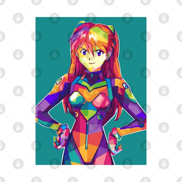 Popart Asuka Lengley by Alanside