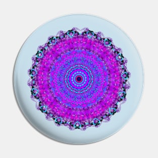 Purple Psyche Mandala Pin