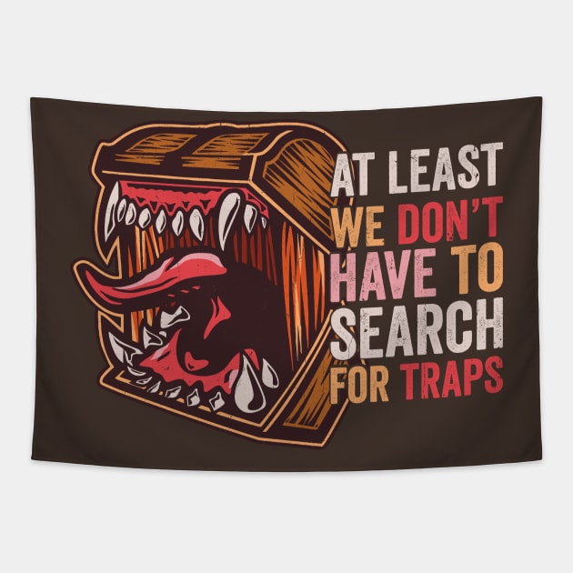 Funny Mimic Chest for Tabletop Gaming RPG Tapestry by KennefRiggles