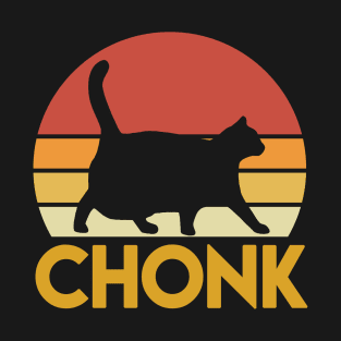 Funny Fat Cats Chonk Cat T-Shirt