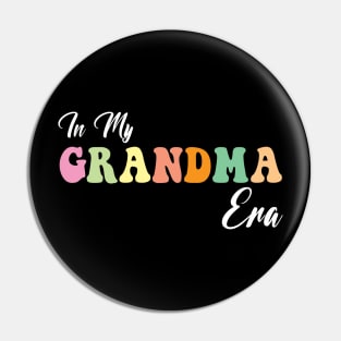 Groovy Retro In My Grandma Era Pin