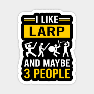 3 People Larp Larping RPG Roleplay Roleplaying Role Playing Magnet