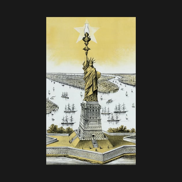 Lady Liberty Enlightening The World by warishellstore