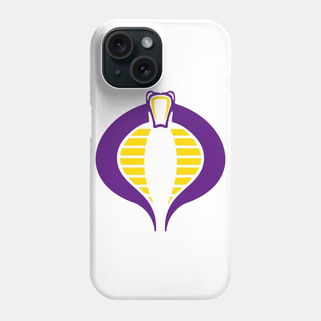 Purple and Gold Cobra Phone Case by Gsweathers