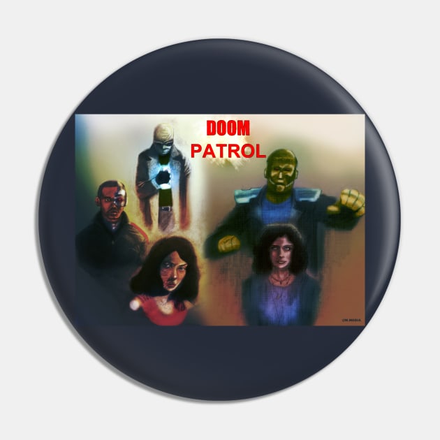Doom Patrol Pin by Wonder design