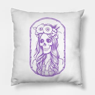 Beautiful dead girl design Pillow