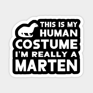 human costume cute marten design animal Magnet