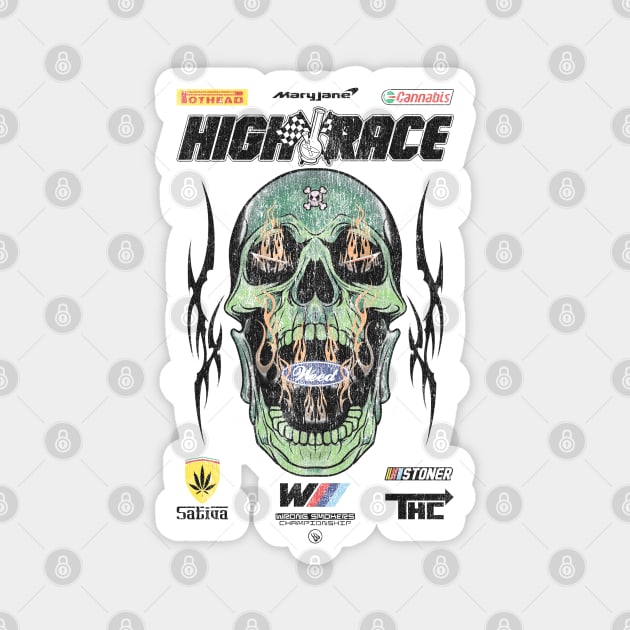 HIGH RACE Magnet by Wrongteeshirt