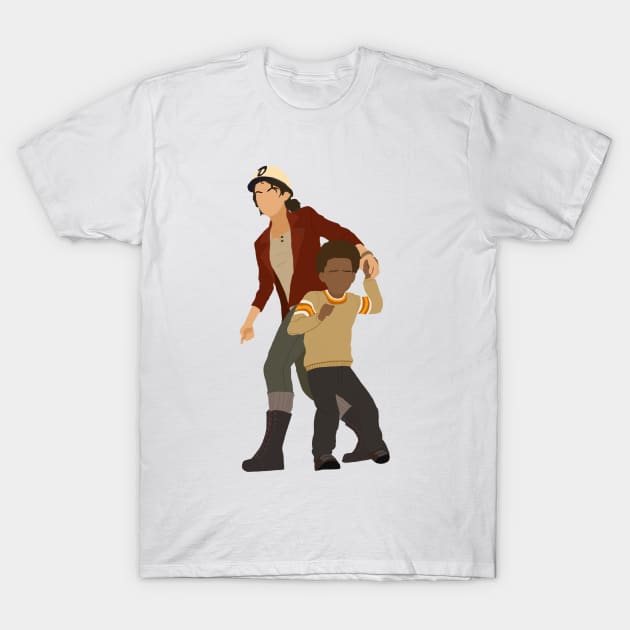 The Walking Dead The Final Season Clementine and AJ - Twdg - T-Shirt