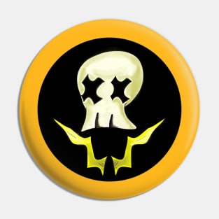 Skull and Bolts Pin