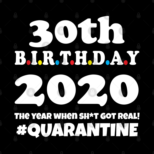 30th Birthday 2020 Quarantine by WorkMemes