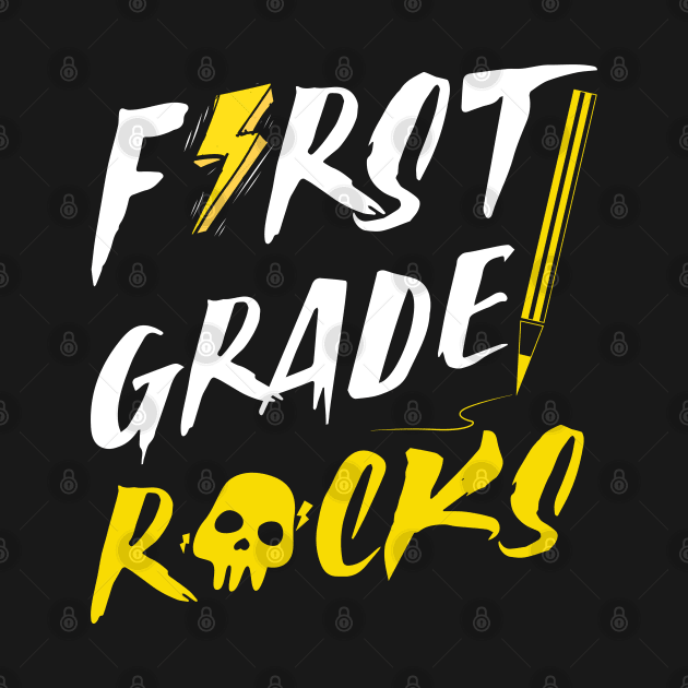 First Grade Rocks by Cooldruck