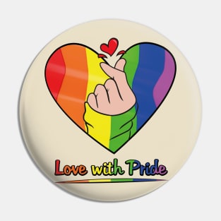 Love with Pride Pin