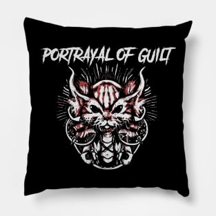 portrayal of guilt and the dark fox Pillow