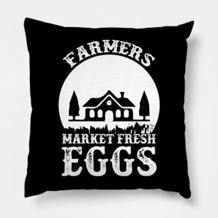 Farmers Market Fresh Eggs T Shirt For Women Men Pillow