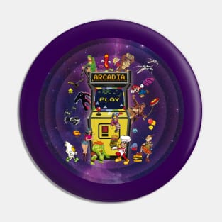 Arcadia circle Pin