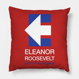 Ghost of Eleanor Roosevelt - Red Shirt Pillow