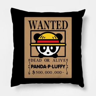 Wanted Pirate Panda Pillow