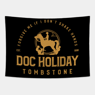 TOMBSTONE DOC HOLIDAY T-SHIRT Tapestry