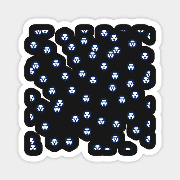 Crypto.com Dots Magnet by HerbalBlue