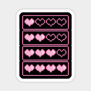 Pixel Hearts Magnet