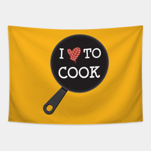 I Love Cooking Tapestry by ZigZazzle