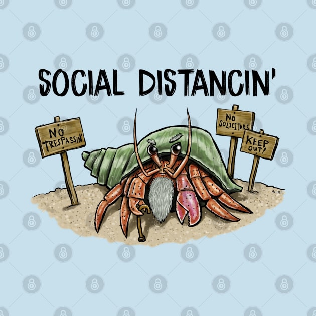 Social Distancin' by mcillustrator