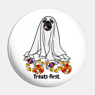 Treats First Ghost Dog Pin