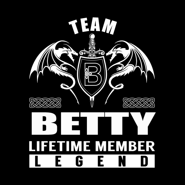 Team BETTY Lifetime Member Legend by Lizeth