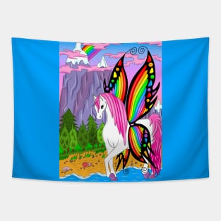 Butterfly pegasus Tapestry