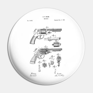 Starr DA Revolver Patent (black) Pin