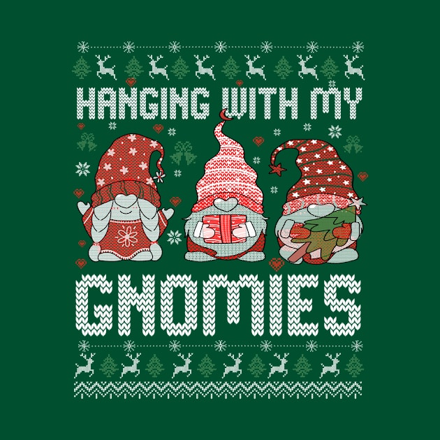 Hanging With my Gnomies Funny Christmas by drreamweaverx