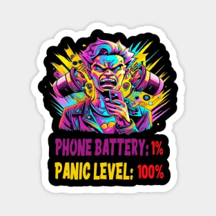 Phone Battery: 1% — Panic Level: 100% Magnet