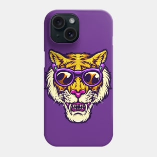 Cool Tiger with Summer Vibes Phone Case