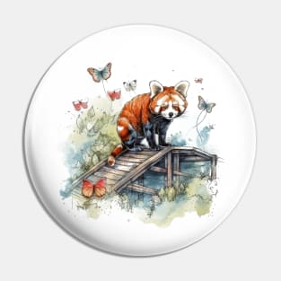 Red Panda Pin