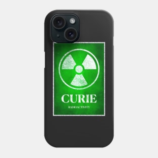 Marie Curie Radioactive Women in Science Poster Phone Case