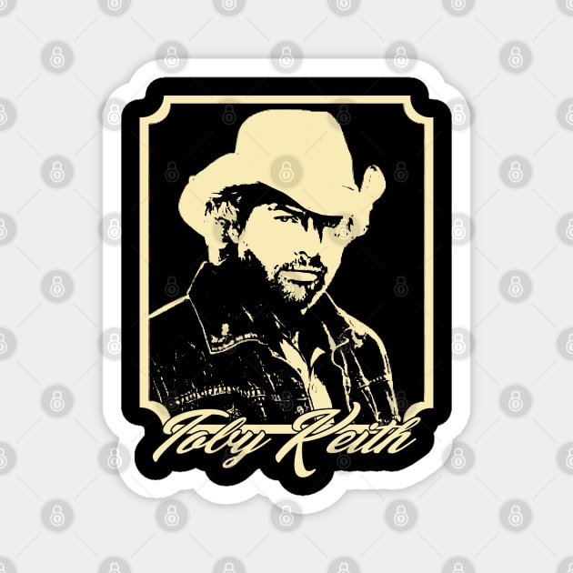 Toby Keith Classic Magnet by Amadeus Co