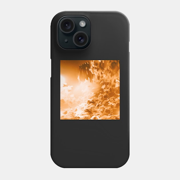 Orange Super Sky Phone Case by MOULE