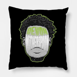 Devon Witherspoon Seattle Player Silhouette Pillow