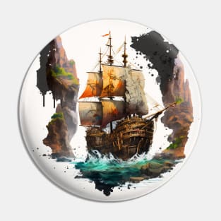 Pirate Ship - the goonies Pin