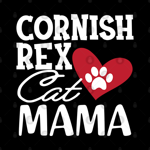 Cornish Rex Cat Mama by KC Happy Shop