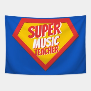 Music Teacher Gifts | Super Music Teacher Tapestry