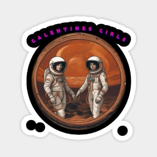 Mars galentine girls Magnet