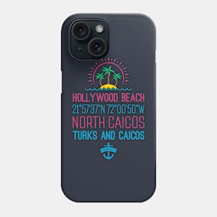 Hollywood Beach, North Caicos, Turks and Caicos Islands Phone Case