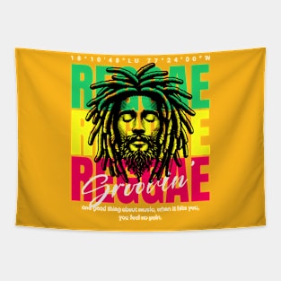 Reggae Rasta Man (colorful dreads, no worry) Tapestry