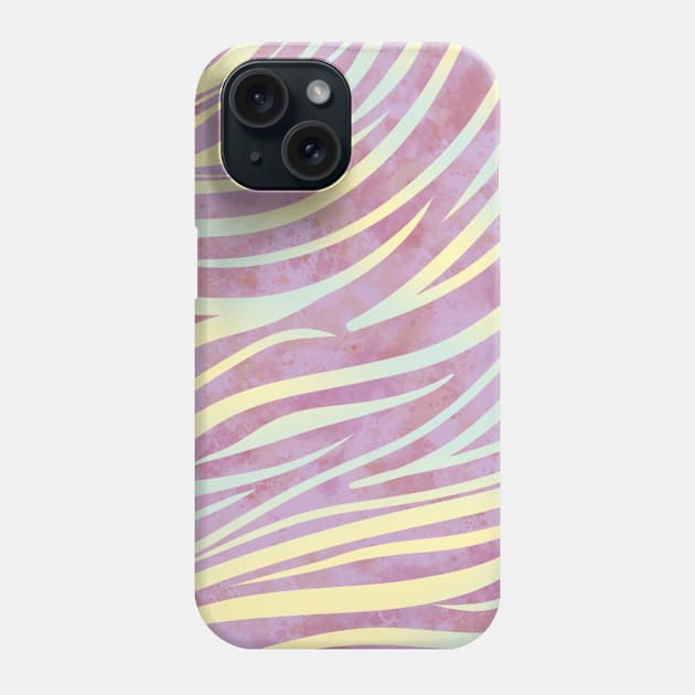 Watercolor Gold Tiger Pattern Phone Case by BiscuitSnack