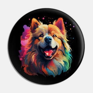 Chow Chow Rainbow Pin