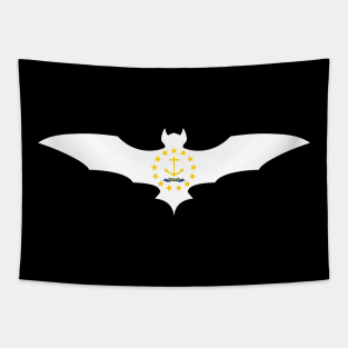 Rhode Island Bat Flag Tapestry